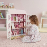 Ξύλινο Κουκλόσπιτο με Έπιπλα - Ikonka (ΚΧ3488)