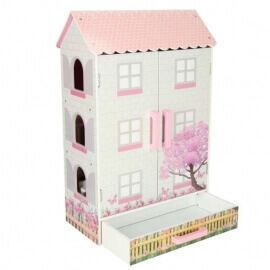 Ξύλινο Κουκλόσπιτο με Έπιπλα - Ikonka (ΚΧ3488) Ξύλινο Κουκλόσπιτο με Έπιπλα - Ikonka (ΚΧ3488)