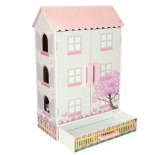 Ξύλινο Κουκλόσπιτο με Έπιπλα - Ikonka (ΚΧ3488)