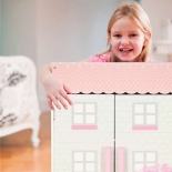 Ξύλινο Κουκλόσπιτο με Έπιπλα - Ikonka (ΚΧ3488)