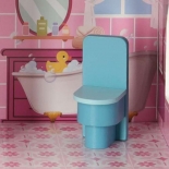 Ξύλινο Κουκλόσπιτο με Έπιπλα - Ikonka (ΚΧ3488)