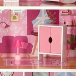 Ξύλινο Κουκλόσπιτο με Έπιπλα - Ikonka (ΚΧ3488)