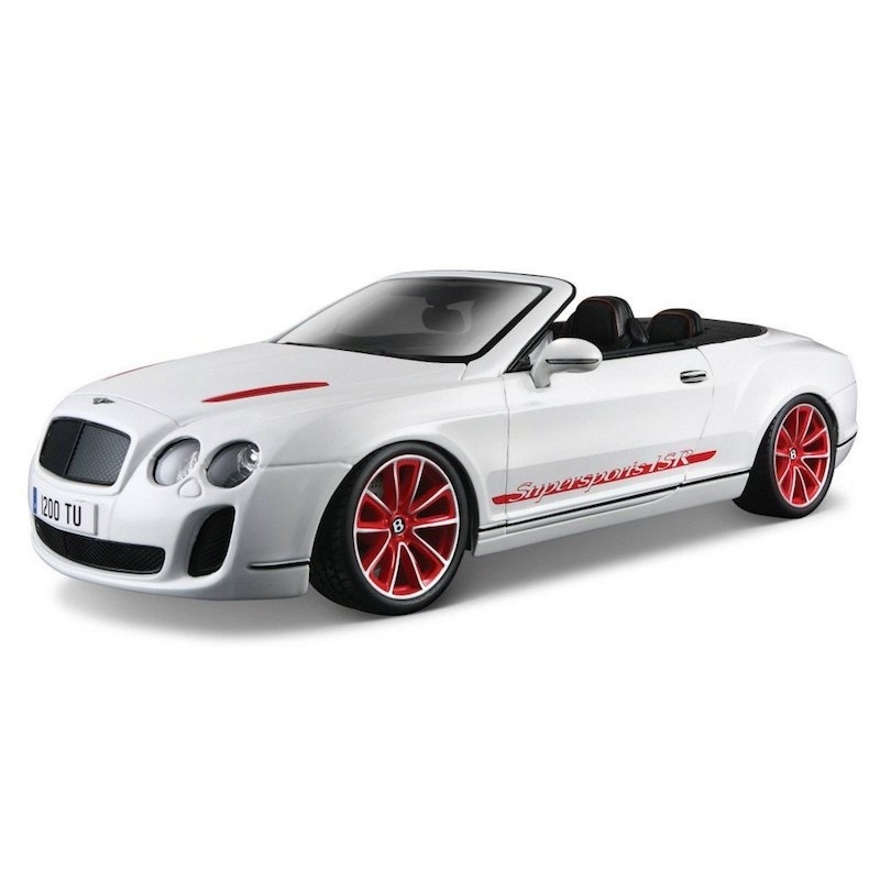 Bburago 1:18 Bentley Continental Convertible ISR λευκόBburago 1:18 Bentley Continental Convertible ISR λευκό