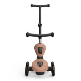 Σετ Scoot & Ride Πατίνι Highwaykick 1 Push & Κράνος XXS Mocha