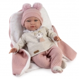 Μωρό "Nerea" 42εκ με Ρεαλιστικό Βάρος & Κουβερτάκι - Guca (10270)
