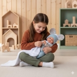 Μωρό "Quin" 42εκ με Κουβερτάκι - Guca (847)