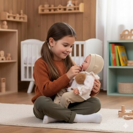 Μωρό "Iker" 42εκ με Κουβερτάκι - Guca (849)