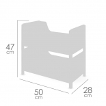 Κουκέτα για Κούκλες 2σε1 Tulipe - De Cuevas (54274)