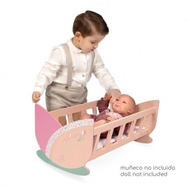 Λίκνο για Κούκλες με Στρωματάκι Tulipe - De Cuevas (55174)