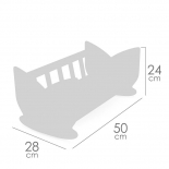 Λίκνο για Κούκλες με Στρωματάκι Tulipe - De Cuevas (55174)