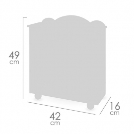 Ντουλάπα για Κούκλες Tulipe - De Cuevas (55174)
