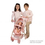 Καρότσι Κούκλας 3σε1 με Τσάντα & Πορτ-Μπεμπέ Tulipe - De Cuevas (80574)