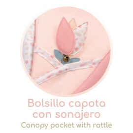 Καρότσι Κούκλας με Τσάντα Tulipe - De Cuevas (86074)