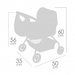 Καρότσι Κούκλας με Τσάντα Tulipe - De Cuevas (86074)