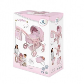 Καρότσι Κούκλας 3σε1 με Τσάντα & Πορτ-Μπεμπέ Sophie - De Cuevas (81675)