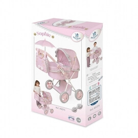 Καρότσι Κούκλας Sophie με Τσάντα & Ομπρέλα - De Cuevas (85075)
