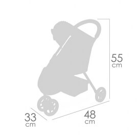 Καρότσι Κούκλας Sophie - De Cuevas (90275)