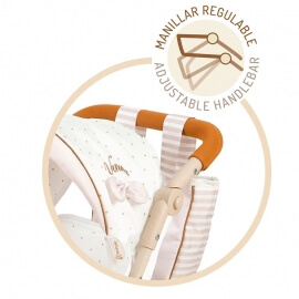 Καρότσι Κούκλας Διδύμων Verona με Τσάντα - De Cuevas (90378)