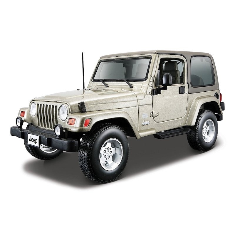 Bburago 1:18 Jeep Wrangler Sahara ασημίBburago 1:18 Jeep Wrangler Sahara ασημί