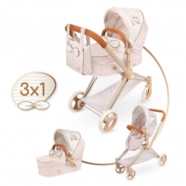 Καρότσι Κούκλας 3σε1 με Τσάντα & Πορτ-Μπεμπέ Verona - De Cuevas (80574)