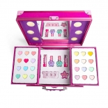 Παιδικό Σετ Καλλυντικών Βαλιτσάκι 2 Επιπέδων με Φως "Super Girl" - Martinelia (31104)