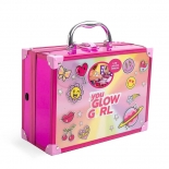 Παιδικό Σετ Καλλυντικών Βαλιτσάκι 2 Επιπέδων με Φως "Super Girl" - Martinelia (31104)