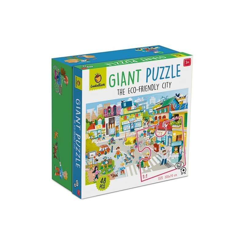 Παζλ Δαπέδου "Οικολογική Πόλη" 48 κομ - Ludattica (22228)Παζλ Δαπέδου "Οικολογική Πόλη" 48 κομ - Ludattica (22228)