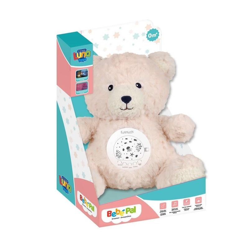 Μουσικό Αρκουδάκι με Προβολέα LED και Ήχους - Luna (623075)