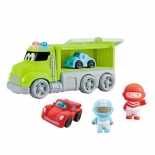 Φορτηγό Bebe Friction με 2 Οχήματα & Φιγούρες - Vitamina G (05638G)