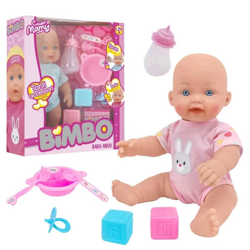 Μωρό Andy 30εκ με Αξεσουάρ Ροζ - Globo (41109P)Μωρό Andy 30εκ με Αξεσουάρ Ροζ - Globo (41109P)