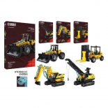 Σετ Κατασκευής Οχήματος Οικοδομής με Υδραυλικό Σύστημα - Cubix (42894)