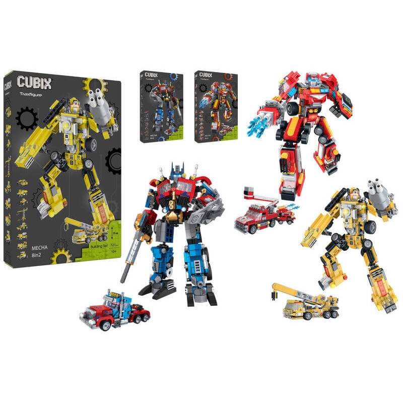 Σετ Κατασκευής Τρανσφόρμερ Ρομπότ - Όχημα 8σε1 - Cubix (42942)Σετ Κατασκευής Τρανσφόρμερ Ρομπότ - Όχημα 8σε1 - Cubix (42942)