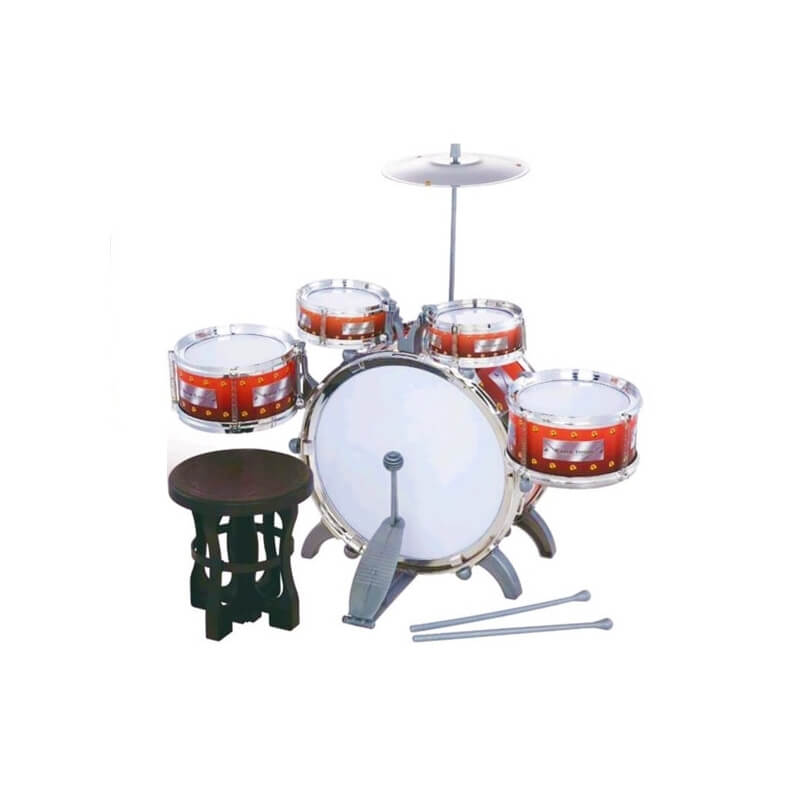 Σετ Ντραμς με 5 Τύμπανα & Σκαμπό (005.2008E)Σετ Ντραμς με 5 Τύμπανα & Σκαμπό (005.2008E)