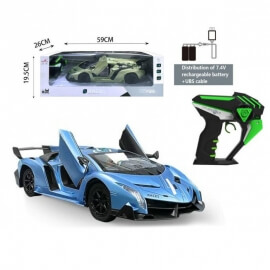 Τηλεκατευθυνόμενο Αυτοκίνητο 1/8 Επαναφορτιζόμενο Μπλε (008.911-768A)Τηλεκατευθυνόμενο Αυτοκίνητο 1/8 Επαναφορτιζόμενο Μπλε (008.911-768A)