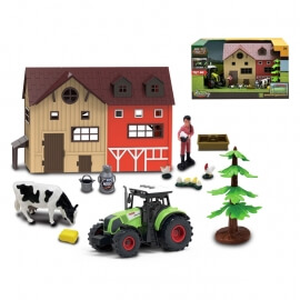 Σετ Φάρμας 12 τμχ. με Αγροικία και Τρακτέρ με Ήχους & Φως (005.550-17Κ)Σετ Φάρμας 12 τμχ. με Αγροικία και Τρακτέρ με Ήχους & Φως (005.550-17Κ)