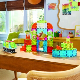 Magna-Tiles Μαγνητικό Παιχνίδι 110τμχ "City Center" (251110CC)