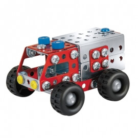 Eitech Μεταλλική Κατασκευή με Βίδες - Πυροσβεστικό Όχημα & Ελικόπτερο (190κομ)