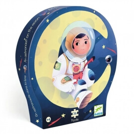 Παζλ "Αστροναύτης" σε Σχηματικό Κουτί 36 κομ - Djeco (07301)