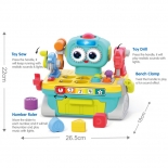 Παγκός Εργασίας - Ρομπότ με Εργαλεία, Ήχους & Φως - Hola (HA8975)