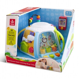 Κύβος Δραστηριοτήτων Montessori με Ήχο & Φως - Hola (HE8971)