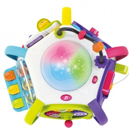 Κύβος Δραστηριοτήτων Montessori με Ήχο & Φως - Hola (HE8971)