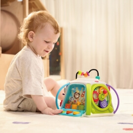 Κύβος Δραστηριοτήτων Montessori με Ήχο & Φως - Hola (HE8971)