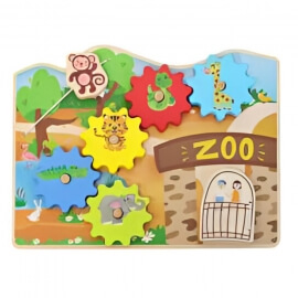 Ξύλινος Πίνακας Δραστηριοτήτων "Ζωολογικός Κήπος" - Spielmaus (41513071Β)