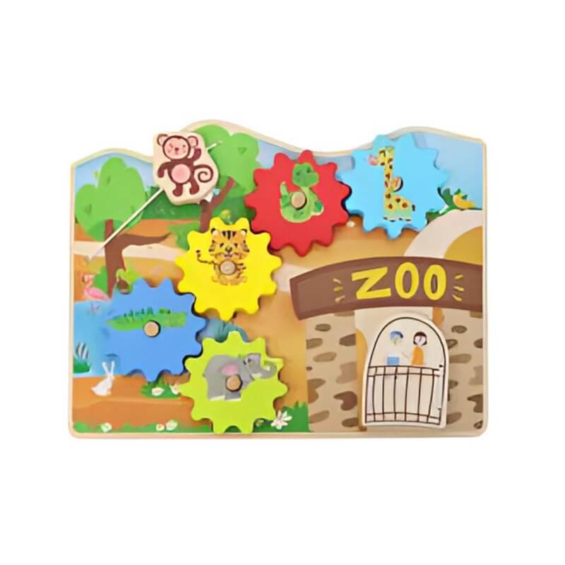 Ξύλινος Πίνακας Δραστηριοτήτων "Ζωολογικός Κήπος" - Spielmaus (41513071Β)