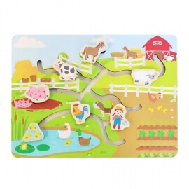 Ξύλινο Παιχνίδι Λαβύρινθος "Δάσος" - Spielmaus (60150869B)