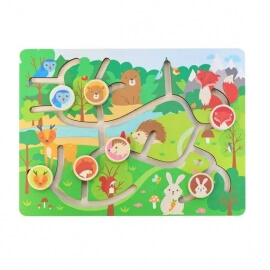 Ξύλινο Παιχνίδι Λαβύρινθος "Ζωολογικός Κήπος" - Spielmaus (60150869C)