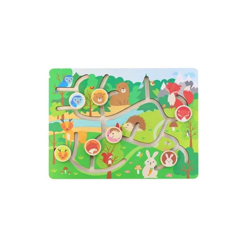 Ξύλινο Παιχνίδι Λαβύρινθος "Ζωολογικός Κήπος" - Spielmaus (60150869C)
