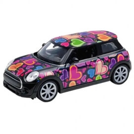Mini Cooper Hatch με Pullback Κίνηση - Goki (12399B)