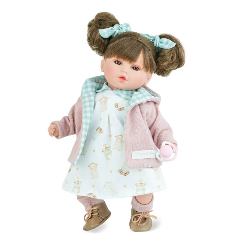 Κούκλα Petite Pique 40 εκ με Ήχο - Marina & Pau (427)
