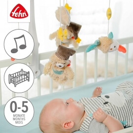 Μουσικό Περιστρεφόμενο Αρκουδάκι Bruno - Fehn (060249)